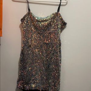 Sparkly new mini dress